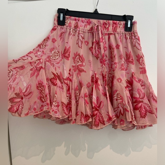 Hello Molly pink flower skirt - Picture 4 of 5